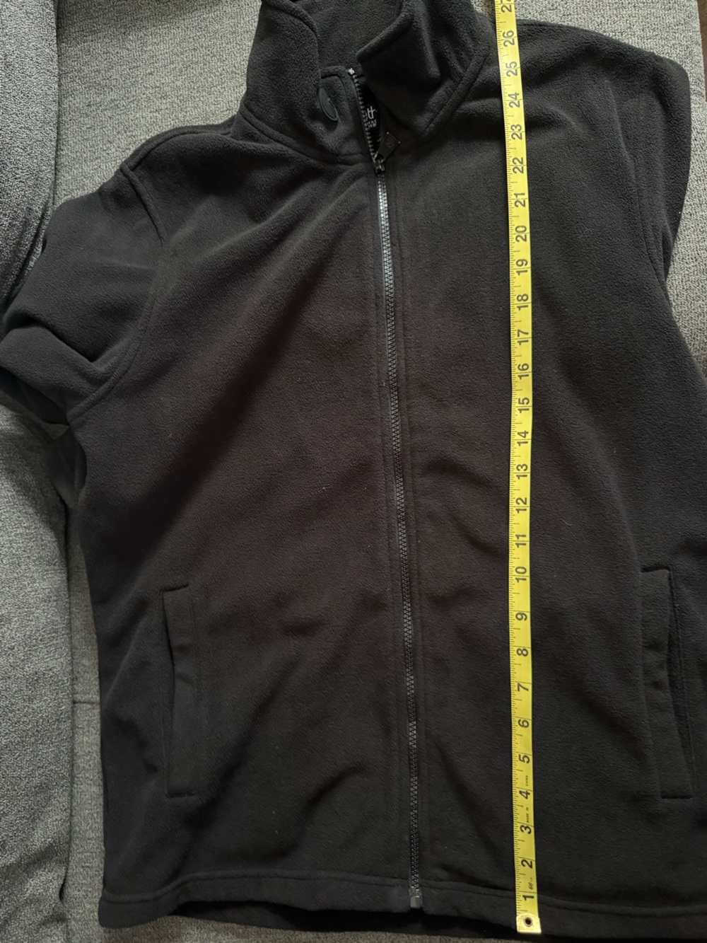 Ethica Black Full-Zip Bomber Fleece Jacket - Picture 2 of 6
